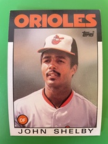 1986 Topps Base Set #309 John Shelby