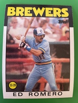 1986 Topps Base Set #317 Ed Romero