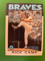 1986 Topps Base Set #319 Rick Camp