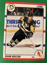 1990 Score Base Set #186 Mark Recchi