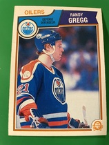 1983 O-Pee-Chee OPC Base Set #28 Randy Gregg