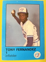 1986 Team Issue Toronto Blue Jays Fire Safety #9 Tony Fernandez