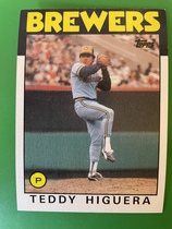 1986 Topps Base Set #347 Teddy Higuera