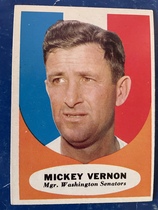 1961 Topps Base Set #134 Mickey Vernon