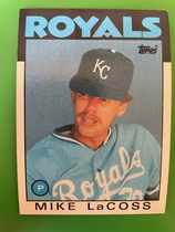 1986 Topps Base Set #359 Mike LaCoss