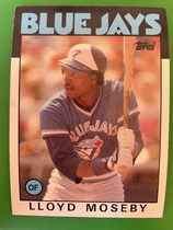 1986 Topps Base Set #360 Lloyd Moseby