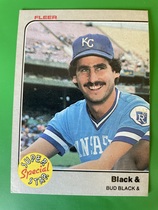 1983 Fleer Base Set #644 Bud Black