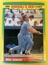 1988 Fleer Baseballs Best #36 Mike Schmidt