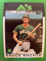 1986 Topps Base Set #378 Bruce Bochte