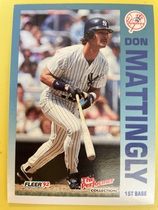 1992 Fleer Citgo 7 Eleven The Performer #16 Don Mattingly