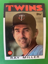 1986 Topps Base Set #381 Ray Miller