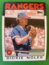1986 Topps Base Set #388 Dickie Noles