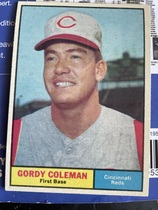 1961 Topps Base Set #194 Gordy Coleman