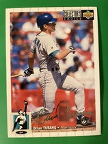 1994 Upper Deck Collectors Choice Silver Signature #614 Brian Turang