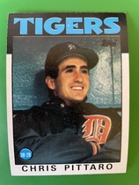 1986 Topps Base Set #393 Chris Pittaro