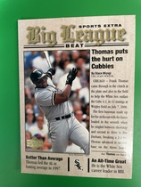 2001 Upper Deck Big League Beat #BB16 Frank Thomas