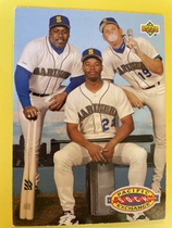 1993 Upper Deck Base Set #55 Jay Buhner|Ken Griffey Jr|Kevin Mitchell