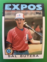 1986 Topps Base Set #407 Sal Butera