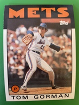 1986 Topps Base Set #414 Tom Gorman