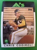 1986 Topps Base Set #433 Chris Codiroli
