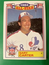 1985 Topps Glossy All Stars #9 Gary Carter