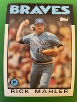 1986 Topps Base Set #437 Rick Mahler