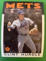 1986 Topps Base Set #438 Clint Hurdle