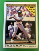1991 O-Pee-Chee OPC Premier #62 Rickey Henderson