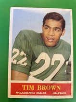 1964 Philadelphia Base Set #129 Tim Brown
