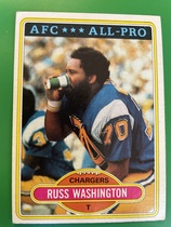 1980 Topps Base Set #305 Russ Washington