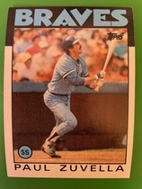 1986 Topps Base Set #572 Paul Zuvella