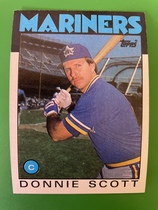 1986 Topps Base Set #568 Donnie Scott