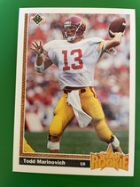 1991 Upper Deck Base Set #18 Todd Marinovich