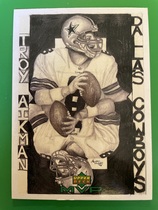1999 Upper Deck MVP Draw Your Own Card #W22 Troy Aikman