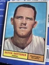 1961 Topps Base Set #332 Dutch Dotterer