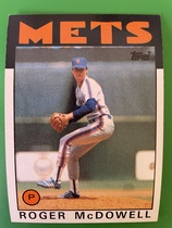 1986 Topps Base Set #547 Roger McDowell