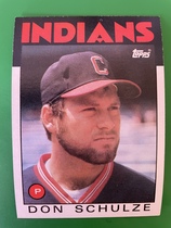 1986 Topps Base Set #542 Don Schulze