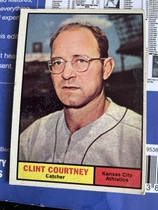 1961 Topps Base Set #342 Clint Courtney