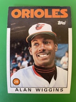 1986 Topps Base Set #508 Alan Wiggins