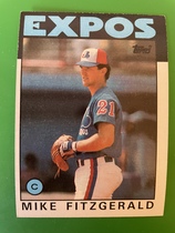1986 Topps Base Set #503 Mike Fitzgerald