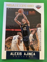 2015 Panini NBA Hoops #85 Alexis Ajinca