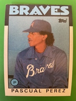 1986 Topps Base Set #491 Pascual Perez