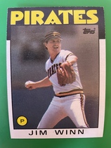 1986 Topps Base Set #489 Jim Winn