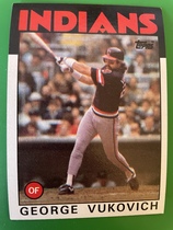 1986 Topps Base Set #483 George Vukovich