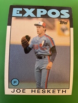 1986 Topps Base Set #472 Joe Hesketh