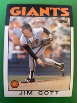 1986 Topps Base Set #463 Jim Gott