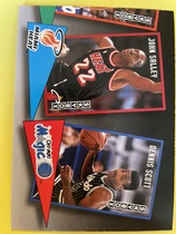 1992 SkyBox School Ties #ST6 Salley|Scott