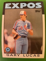 1986 Topps Base Set #601 Gary Lucas