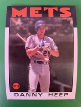 1986 Topps Base Set #619 Danny Heep