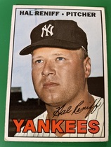1967 Topps Base Set #201 Hal Reniff